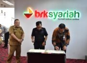 Perkuat Komitmen Pertumbuhan Ekonomi, Pemkab Meranti dan BRK Syariah Sepakati Kerjasama Layanan Perbankan.