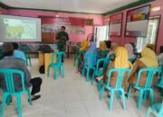 Danramil 0101/Pandeglang Kapten Inf Dedi Bonar Sirait Berikan Penyuluhan Wawasan Kebangsaan di Desa Cikentrung dalam Rangka TMMD ke-126