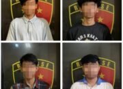Resahkankan Masyarakat, Polres Purwakarta Ringkus Empat Anggota Geng Motor Garage 26