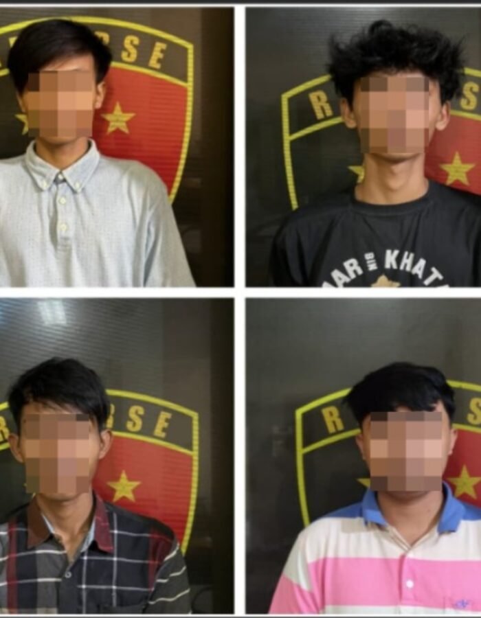 Resahkankan Masyarakat, Polres Purwakarta Ringkus Empat Anggota Geng Motor Garage 26