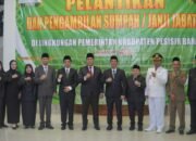 21 Pejabat Administrator Dan Pengawas di Lingkungan Pemerintah Kabupaten Pesisir Barat Resmi di lantik Ini Daftarnya