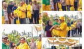 Dalam Rangka Memeriahkan Hut Ke 61 Partai Golkar DPD II Partai Golkar Bagikan 1000 Paket Sembako Untuk Rakyat