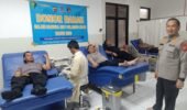 Jelang HUT Polairud Ke-75, Polres Purwakarta Gelar Donor Darah