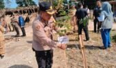 Wakili Kapolres Purwakarta, Kapolsek Purwakarta Kota Ikuti Penanaman Pohon bersama Dinas Kehutanan Provinsi Jawa Barat