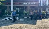 Kapolsek Purwakarta Kota Ajak Forkopimcam Jaga Kamtibmas Bersama Saat Upacara HKN Di Kecamatan.