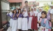 Cegah Penculikan, Bhabinkamtibmas Taman Sari Beri Edukasi ke Siswa, Guru, dan Orang Tua