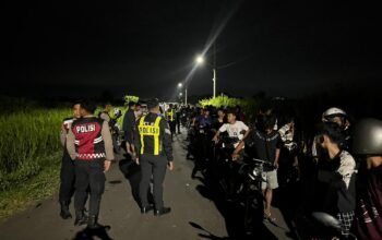 Patroli Akhir Pekan, Puluhan Remaja di Pare Terjaring Aksi Balap Liar