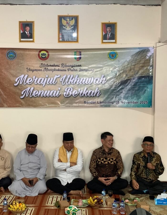 Yayasan Mangkubumi Putra Lampung Gelar Silaturahmi Kebangsaan Bertema “Merajut Ukhuwah Menuai Berkah”
