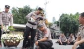 Momen Haru, 99 Personel Polres Kediri Resmi Sandang Pangkat Baru
