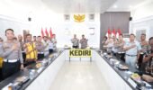 Polres Kediri Jadi Tuan Rumah Survei Kesiapan Ops Lilin 2025