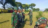 Koramil 02/Pesantren dan Dewan Kebudayaan Kota Kediri Tanam 1.500 Pohon dalam Peringatan Hari Juang TNI AD