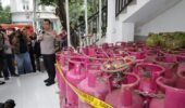 Polrestabes Surabaya Ungkap Sindikat Pengoplos LPG Bersubsidi 3kg ke 12kg