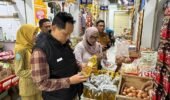 Satgas Pangan Polres Ponorogo Pantau Bahan Pokok di Sejumlah Pasar Jelang Nataru