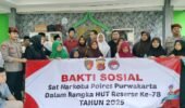 Gelar Baksos, Sat Res Narkoba Polres Purwakarta Wujudkan Polri Yang Humanis
