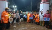 Ratusan Rumah di Winongan Tergenang Banjir, Polsek Winongan Bergerak Cepat