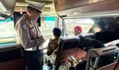 Satlantas Polres Kediri Kota Inspeksi Bus Jelang Nataru, Pastikan Armada Laik Jalan