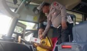 Jelang Nataru, Satlantas Polres Kediri Perkuat Pengawasan Angkutan Umum
