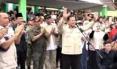 Presiden Prabowo Tinjau Langsung Pengungsi Bencana Banjir di Kab Langkat