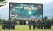 Tonting YWPJ Awali Upacara Hari Juang Korps Infanteri Ke-77 Dipimpin Pangdam Kasuari : Hari Juang Infanteri Momentum Meneguhkan Jati Diri Prajurit Bersama Rakyat