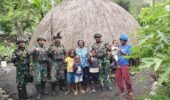 Kepedulian Binter Satgas Yonif 521/DY sebagai Wujud Kedekatan dengan Masyarakat Papua di Wilayah Penugasan