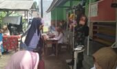 Babinsa Kelurahan Rembang Dampingi Kegiatan Penimbangan Balita Bersama Kader Posyandu
