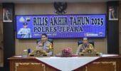 Rilis Akhir Tahun, Polres Jepara Beberkan Capaian Kinerja