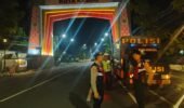 Sebagai Upaya Jaga Kamtibmas Kondusif,Polres Kediri Kota Gelar patroli Cipta Kondisi Jelang Laga Persik Kediri Vs Arema FC Di Kanjuruhan