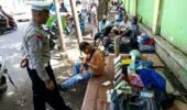 Unit Kamsel Satuan Lalulintas Polres Kediri Kota Melaksanakan Imbauan Safety Riding dan Etika Berlalulintas