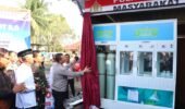 Peduli Pascabencana, Polres Pidie Jaya Hadirkan Depot Air Minum RO Gratis di Pos Satlantas