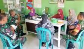 Babinsa Lakukan Pendataan Akurat Balita, Ibu Hamil dan Menyusui Guna Mendukung Program MBG
