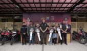 Gratis, Polres Kediri Kota Temukan dan Kembalikan Motor Hilang kepada Pemiliknya