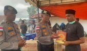Polri Salurkan Bantuan Al-Qur’an kepada Pesantren Terdampak Banjir