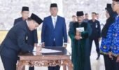 Pemkab Pesawaran Kukuhkan 123 ASN dalam Jabatan Fungsional untuk Dorong Layanan Publik Berkualitas.