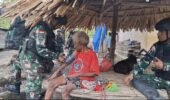 Satgas Pamtas Kewilayahan RI-PNG Yonif 410/Alg Sepenuh Hati Demi Papua Sehat dan Sejahtera