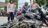 Satlantas Polres Kediri Kota Tetapkan Sopir Bus Harapan Jaya Sebagai Tersangka Kecelakaan Beruntun di Muning