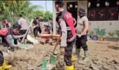 Gotong Royong Polri dan Masyarakat, Polres Pidie Jaya Percepat Pemulihan Pascabanjir dan Fasilitas Pendidikan