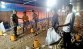 Peternak Ayam Keluhkan Harga Pakan Mahal, Babinsa Berikan Imbauan dan Dukungan