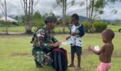 Binter Cinta Sejati Satgas Yonif 521/DY Mengubah Segalanya Menjadi Istimewa dan Bermakna Untuk Masyarakat Papua