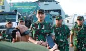 Pangdam I/BB Tinjau Kedatangan Bantuan Kasad untuk Korban Bencana Alam di Pelabuhan Belawan