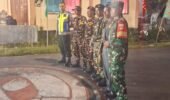 Koramil 01/Boyolali Gelar Patroli Malam Bersama Linmas dan Warga di Tegal Rejo