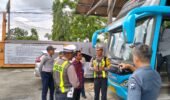Untuk Keselamatan, Polres Lamongan Ramp Check Bus Pariwisataa Jelang Harlah NU