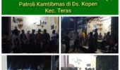 Babinsa Teras Turun Malam! Siskamling Kopen Makin Solid, Keamanan Kian Terkendali