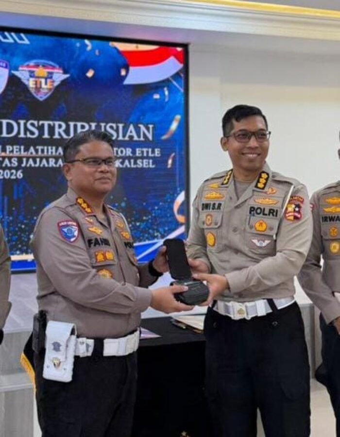 Korlantas Polri Perkuat Digitalisasi Penegakan Hukum Lalu Lintas Dengan ETLE Mobile Handheld di Polda Kalsel