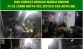 Babinsa Candi Gatak Intensifkan Komsos, Pererat Hubungan dan Jaga Kondusivitas Wilayah