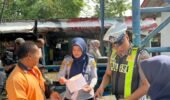 Upaya menekan Kecelakaan Satlantas Polres Pasuruan Gelar Ramp Check Angkutan Umum di Terminal Pandaan