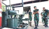 Pangdam I/BB Tinjau Pembuatan Alat Incinerator di Workshop Bengrah Paldam I/BB