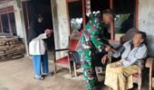 Ibu Karimah Tidak Perlu Menyita Waktu Lagi Untuk Berobat Berkat Tim Kesehatan TMMD 127 Kodim Wonogiri