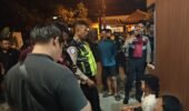 Polres Mojokerto Kota Bersama Warga Gagalkan Perang Sarung