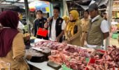 Satgas Saber Polres Bojonegoro Bersama TPID Sidak Harga Sembako Jelang Ramadhan