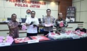 Polda Jatim Ungkap Dua Kasus TPPU, Aset Hasil Narkotika Rp 2,7 Miliar Disita